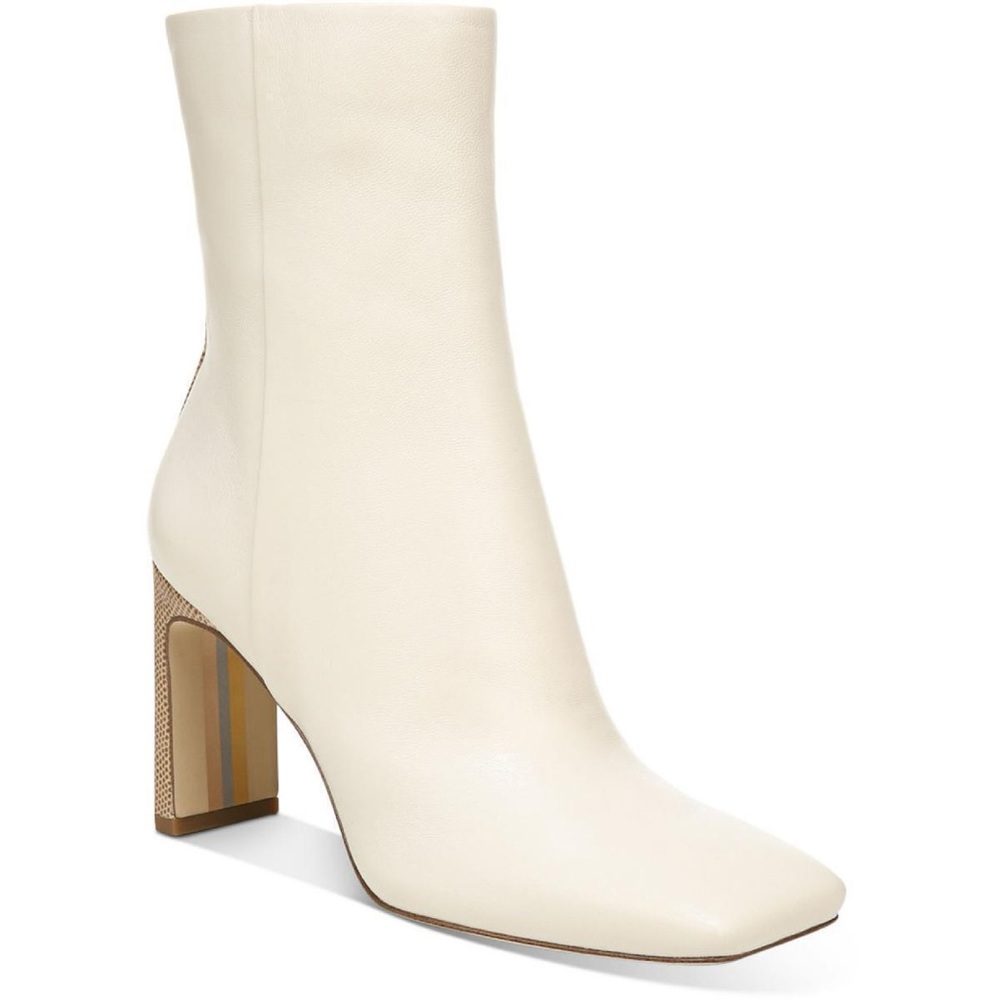 Sam Edelman Ivory Leather Anika Bootie